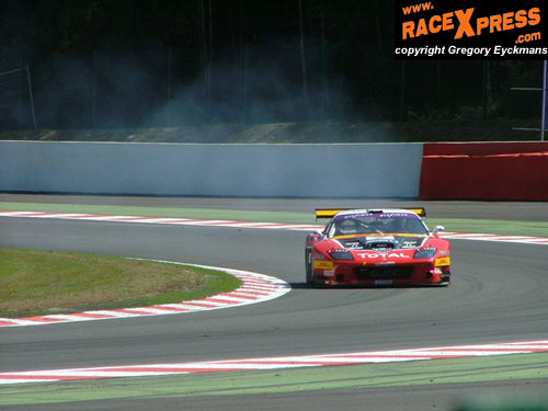 Ferrari 575 in de problemen